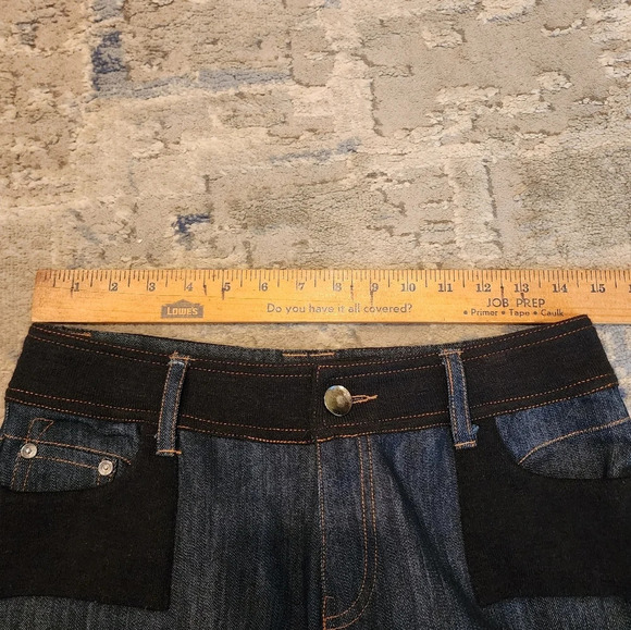 Alberto Makali denim shorts black sweater tights combo pants size 4 - Picture 15 of 17